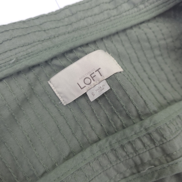 Loft Olive Green Women's Jacket Sz S - Picture 5 of 14